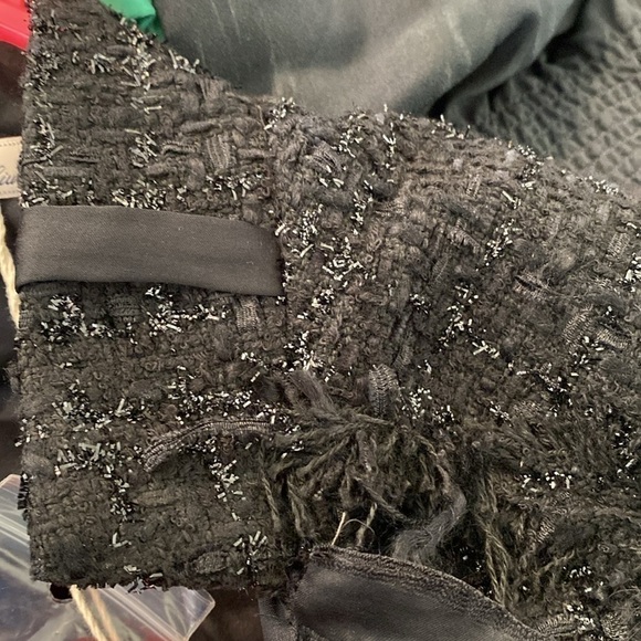 LIU Jo Jeans by Lil Jo black stunning front snap blazer jacket wrap m - Picture 13 of 14